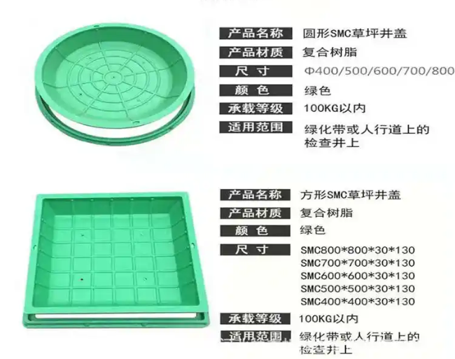 蓬莱镇树脂复合种植井盖展示